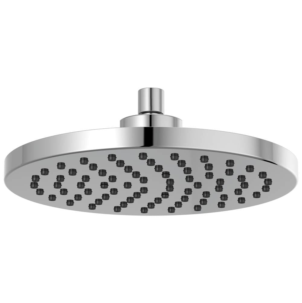 Brizo - Universal Showering 10'' Linear Round Single-Function Raincan Shower Head - 2.5 GPM - Chrome
