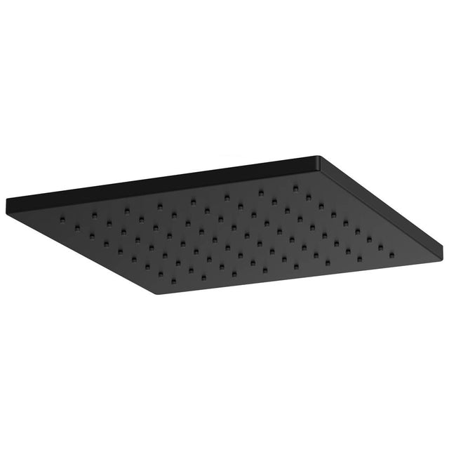 Brizo - Universal Showering 12'' Linear Square Single-Function Raincan Shower Head - 1.75 GPM - Matte Black