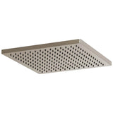 Brizo - Universal Showering 12'' Linear Square Single-Function Raincan Shower Head - 2.5 GPM - Brushed Nickel