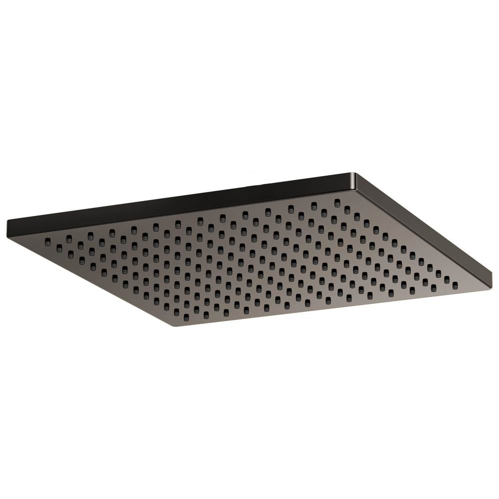 Brizo - Other 12'' Linear Square Single-Function Raincan Shower Head - 2.5 GPM - Brilliance Black Onyx