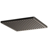 Brizo - Other 12'' Linear Square Single-Function Raincan Shower Head - 2.5 GPM - Brilliance Black Onyx