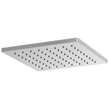 Brizo - Universal Showering 12'' Linear Square Single-Function Raincan Shower Head - 1.75 GPM - Chrome