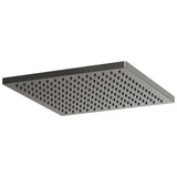 Brizo - Universal Showering 12'' Linear Square Single-Function Raincan Shower Head - 2.5 GPM - Luxe Steel