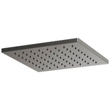 Brizo - Universal Showering 12'' Linear Square Single-Function Raincan Shower Head - 1.75 GPM - Luxe Steel