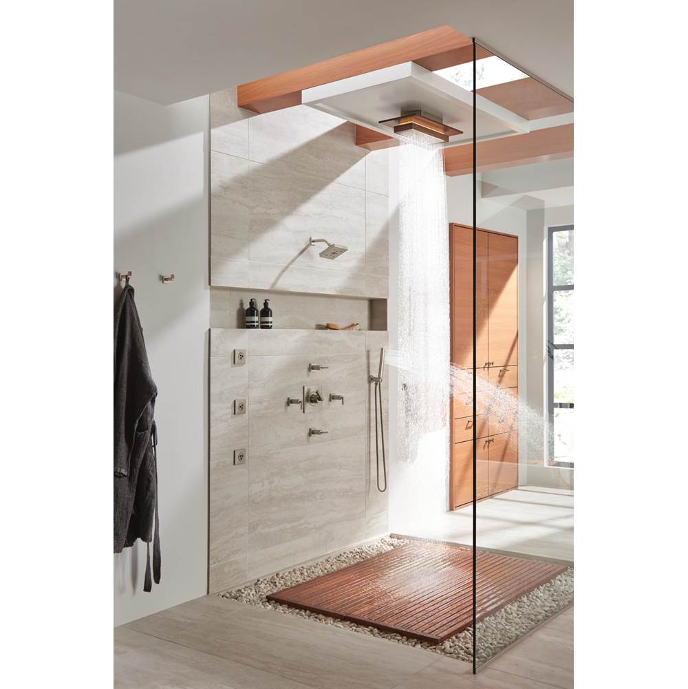 Frank Lloyd Wright 21'' Single-Function Raincan Shower Head with Integrated Lighting - 1.75 GPM