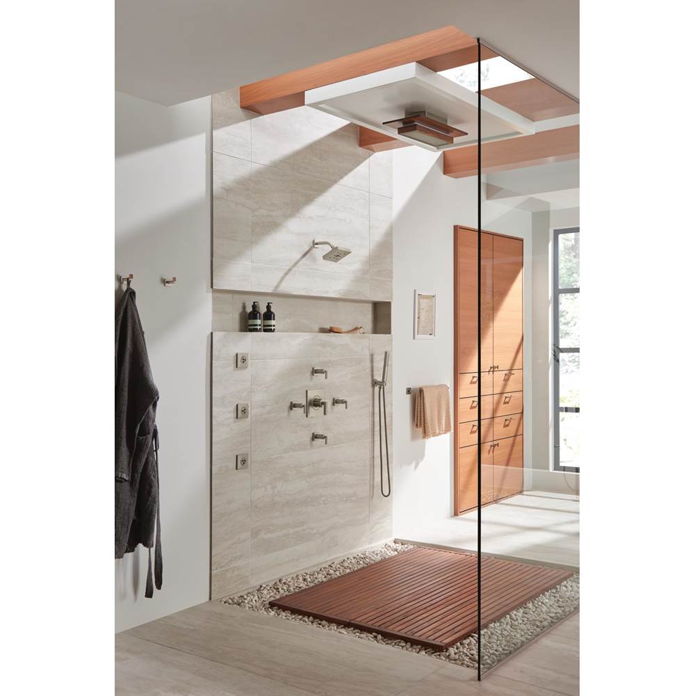 Frank Lloyd Wright 21'' Single-Function Raincan Shower Head with Integrated Lighting - 1.75 GPM