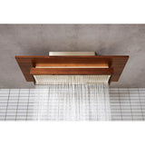 Frank Lloyd Wright 21'' Single-Function Raincan Shower Head with Integrated Lighting - 1.75 GPM