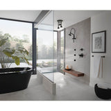 Universal Showering 10 7/16'' Linear Round Slide Bar Shower Arm And Flange