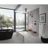 Universal Showering 10 7/16'' Linear Round Slide Bar Shower Arm And Flange