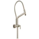 Brizo - Universal Showering 10 7/16'' Linear Round Slide Bar Shower Arm And Flange - Brushed Nickel
