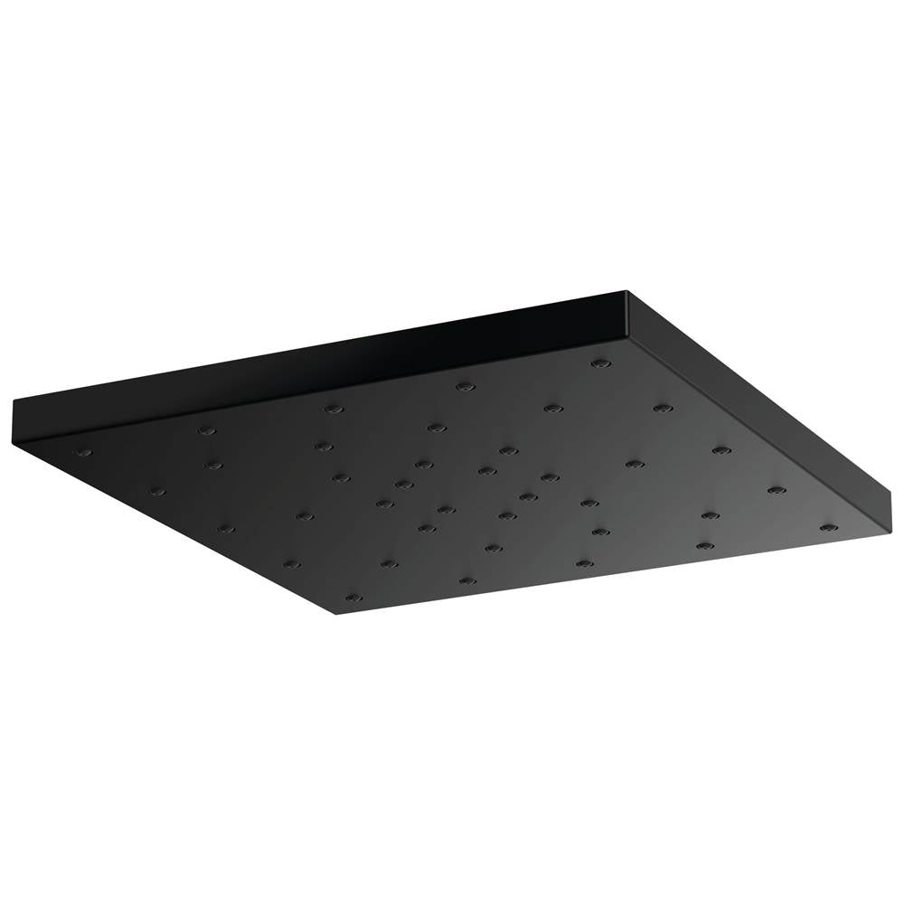 Brizo - Universal Showering 14'' Linear Square H2OKineticSingle-Function Raincan Shower Head 2.5 GPM - Matte Black