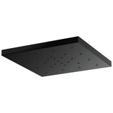 Brizo - Universal Showering 14'' Linear Round H2OKineticSingle-Function Raincan Shower Head - Matte Black