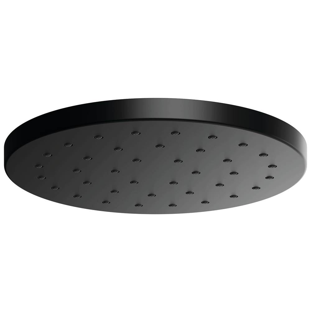 Brizo - Universal Showering 14'' Linear Round H2OKineticSingle-Function Raincan Shower Head 2.5 GPM - Matte Black