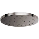 Brizo - Universal Showering 14'' Linear Round H2OKineticSingle-Function Raincan Shower Head 2.5 GPM - Brilliance Black Onyx