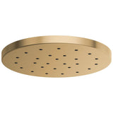 Brizo - Universal Showering 14'' Linear Round H2OKineticSingle-Function Raincan Shower Head - Luxe Gold