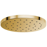 Brizo - Universal Showering 14'' Linear Round H2OKineticSingle-Function Raincan Shower Head 2.5 GPM - Polished Gold