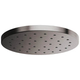 Brizo - Universal Showering 14'' Linear Round H2OKineticSingle-Function Raincan Shower Head 2.5 GPM - Luxe Steel