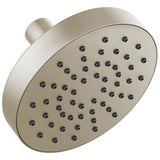 Brizo - Universal Showering 5'' Linear Round Single-Function Wall Mount Shower Head - 2.5 GPM - Brushed Nickel