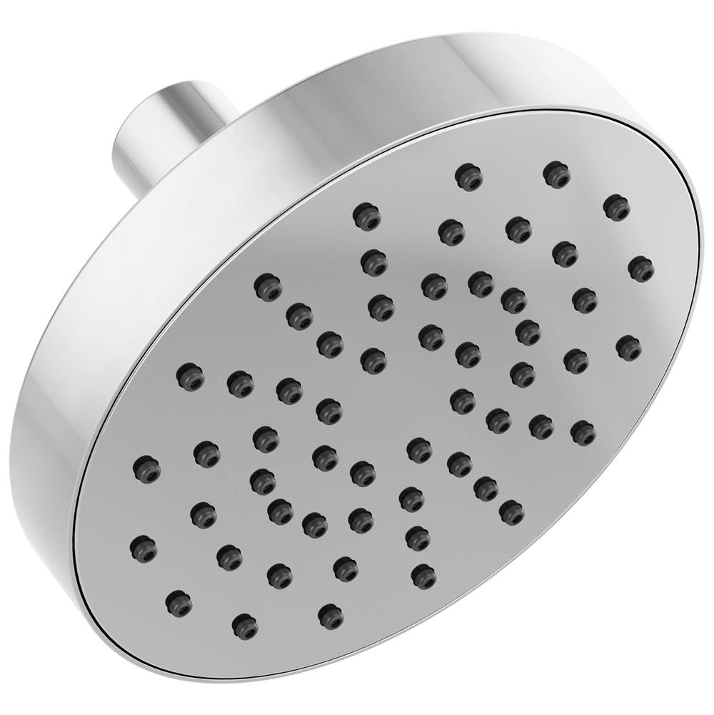 Brizo - Universal Showering 5'' Linear Round Single-Function Wall Mount Shower Head - 1.75 GPM - Chrome