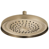 Brizo - Universal Showering 11'' Classic Round Single-Function Raincan Shower Head - 1.75 GPM - Luxe Gold