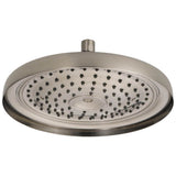 Brizo - Universal Showering 11'' Classic Round Single-Function Raincan Shower Head - 2.5 GPM - Luxe Nickel