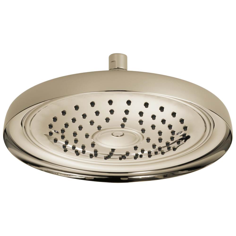 Brizo - Universal Showering 11'' Classic Round Single-Function Raincan Shower Head - 1.75 GPM - Polished Nickel