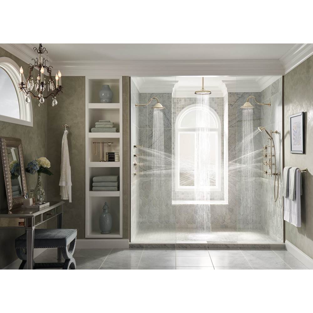 Universal Showering 11'' Classic Round Single-Function Raincan Shower Head - 1.75 GPM