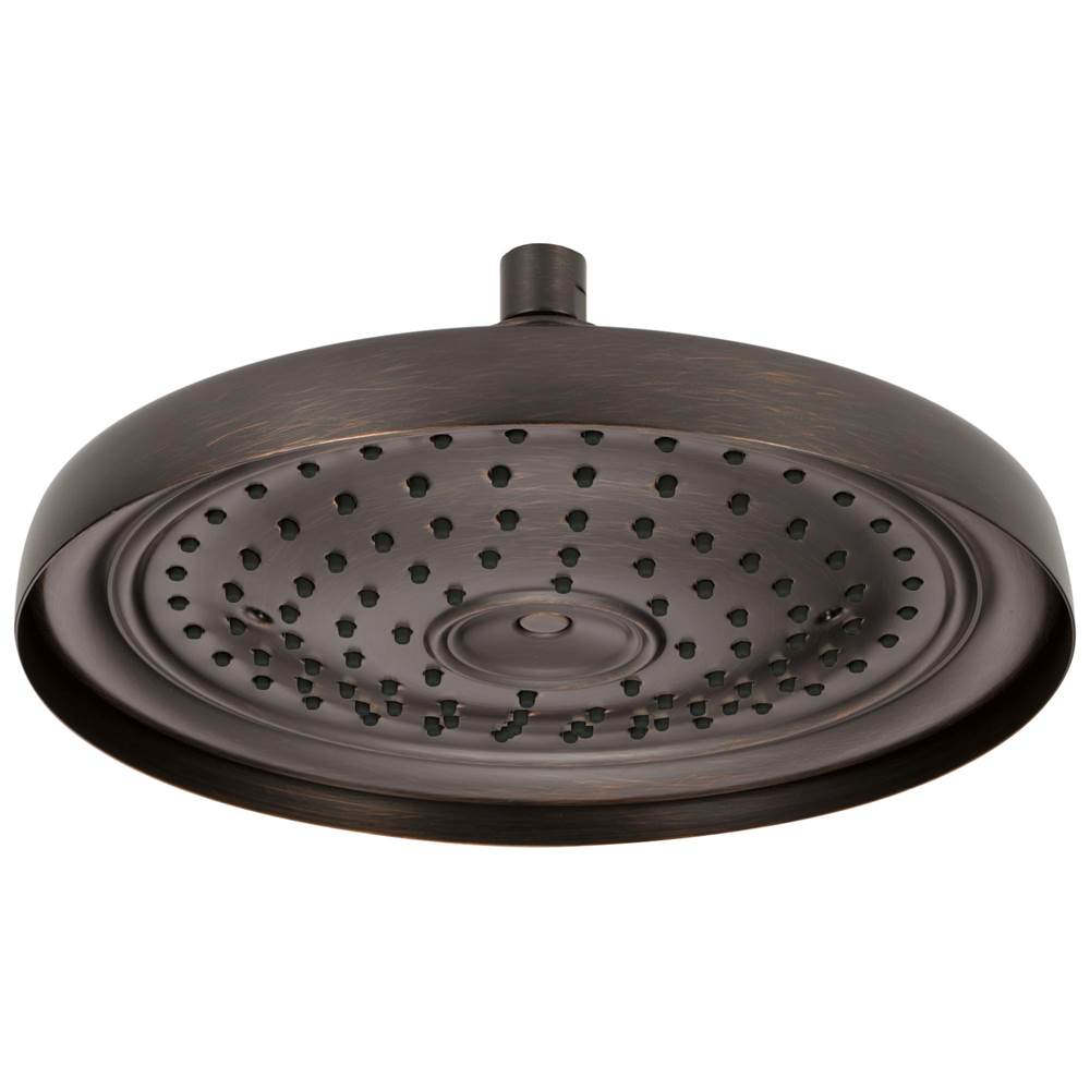 Brizo - Universal Showering 11'' Classic Round Single-Function Raincan Shower Head - 2.5 GPM - Venetian Bronze