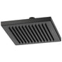 Brizo - Universal Showering 8'' Linear Square Single-Function Raincan Shower Head - 2.5 GPM - Matte Black
