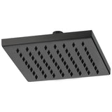Brizo - Universal Showering 8'' Linear Square Single-Function Raincan Shower Head - 1.75 GPM - Matte Black