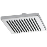 Brizo - Universal Showering 8'' Linear Square Single-Function Raincan Shower Head - 2.5 GPM - Chrome