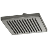 Brizo - Universal Showering 8'' Linear Square Single-Function Raincan Shower Head - 2.5 GPM - Luxe Steel