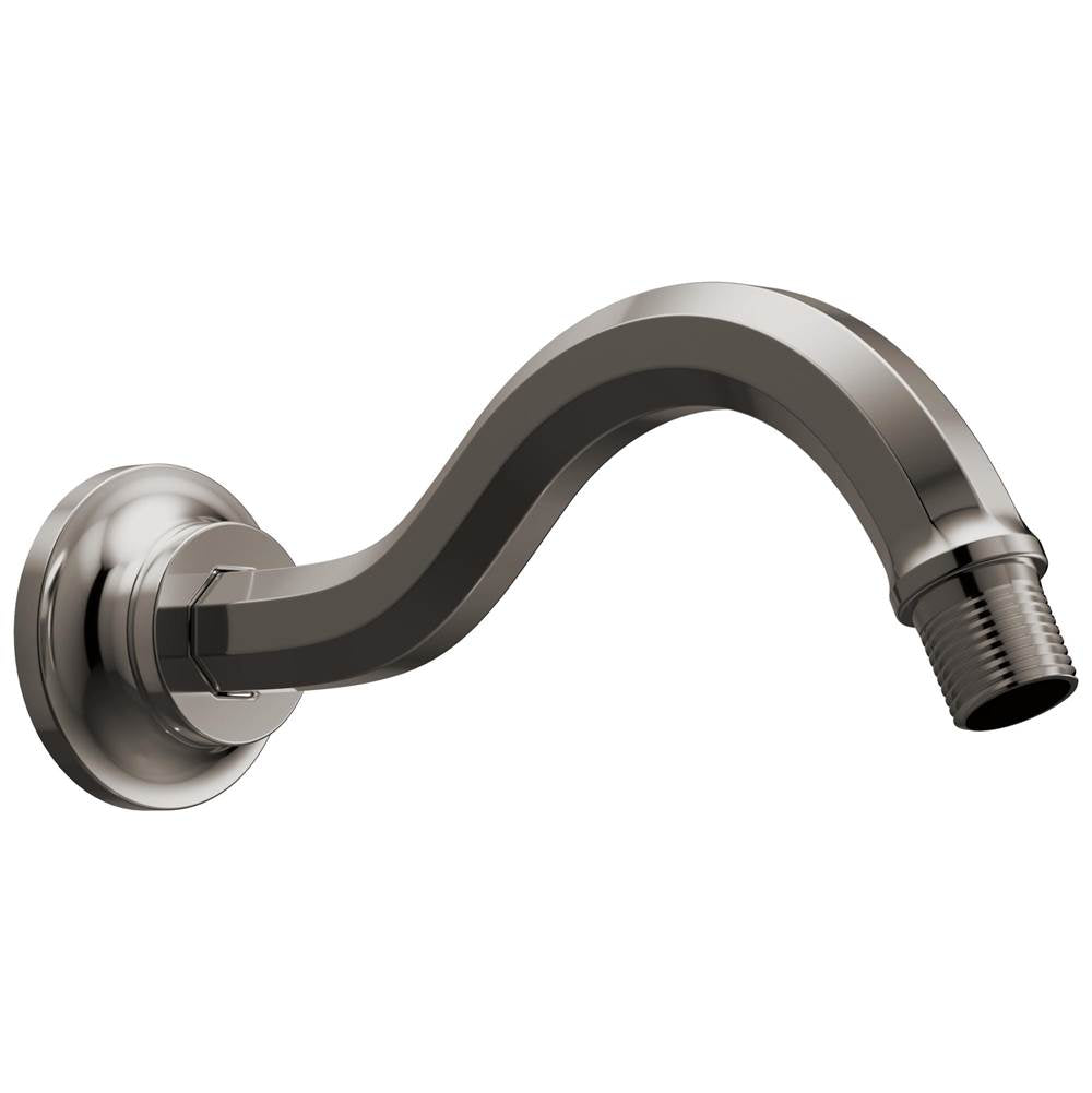 Brizo - BeauclereE Shower Arm and Flange - Brilliance Black Onyx
