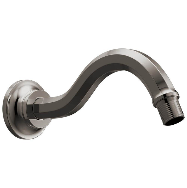 Brizo - BeauclereE Shower Arm and Flange - Brilliance Black Onyx