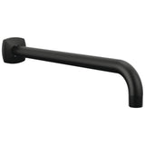 Brizo - AllariaE 13'' Wall Mount Shower Arm and Flange - Matte Black
