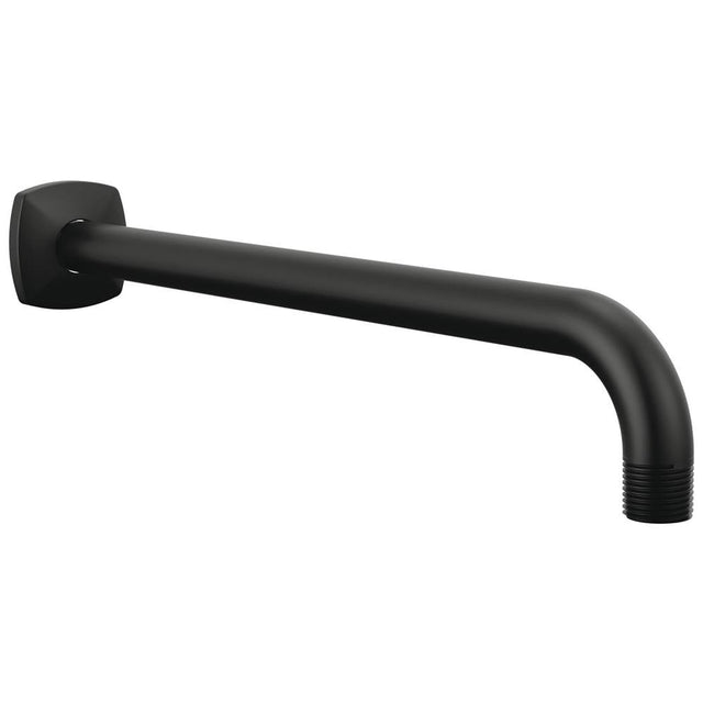 Brizo - AllariaE 13'' Wall Mount Shower Arm and Flange - Matte Black