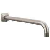 Brizo - AllariaE 13'' Wall Mount Shower Arm and Flange - Luxe Nickel
