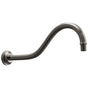 Brizo - BeauclereE 16'' Shower Arm and Flange - Brilliance Black Onyx