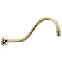 Brizo - BeauclereE 16'' Shower Arm and Flange - Polished Nickel
