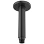Brizo - Kintsu 6'' Dual Waterway Ceiling Mount Shower Arm and Flange - Matte Black