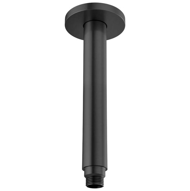 Brizo - Kintsu 10'' Dual Waterway Ceiling Mount Shower Arm and Flange - Matte Black