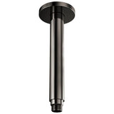 Brizo - Kintsu 10'' Dual Waterway Ceiling Mount Shower Arm and Flange - Brilliance Black Onyx