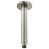 Brizo - Kintsu 10'' Dual Waterway Ceiling Mount Shower Arm and Flange - Luxe Nickel