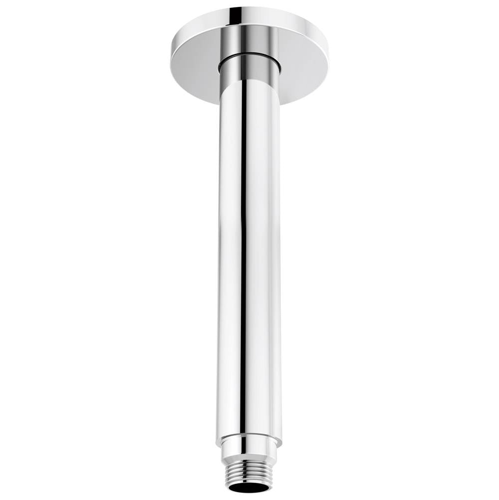 Brizo - Kintsu 10'' Dual Waterway Ceiling Mount Shower Arm and Flange - Chrome