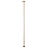 Brizo - Universal Showering 24'' Ceiling Mount Shower Arm And Round Flange - Brushed Nickel