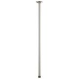 Brizo - Universal Showering 24'' Ceiling Mount Shower Arm And Round Flange - Luxe Nickel