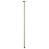 Brizo - Universal Showering 24'' Ceiling Mount Shower Arm And Round Flange - Polished Nickel