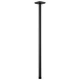 Brizo - Universal Showering 24'' Ceiling Mount Shower Arm And Square Flange - Matte Black