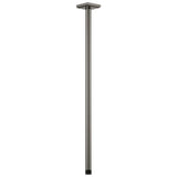 Brizo - AllariaE 24'' Ceiling Mount Shower Arm And Flange - Brilliance Black Onyx