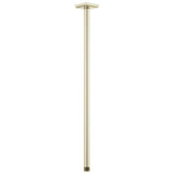 Brizo - Universal Showering 24'' Ceiling Mount Shower Arm And Square Flange - Polished Nickel